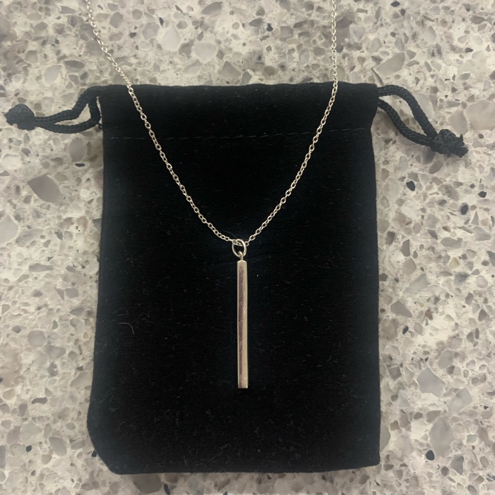 Kirstin Ash sterling silver Coordinates Bar necklace - Picture 4 of 9